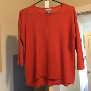 Burnt Orange 3/4 Sleeve Shirt